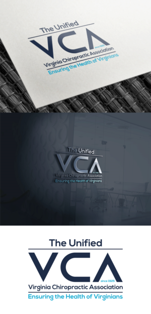 Logo Design by Miladin for Virginia Chiropractic Association (dba Unified Virginia Chiropractic Association, Unified VCA, UVCA) | Design: #23718954
