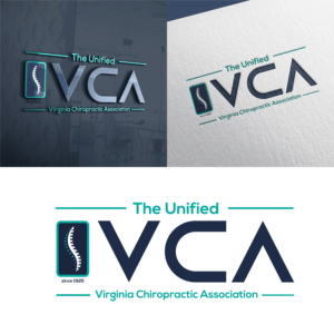 Logo Design by Miladin for Virginia Chiropractic Association (dba Unified Virginia Chiropractic Association, Unified VCA, UVCA) | Design: #23763581