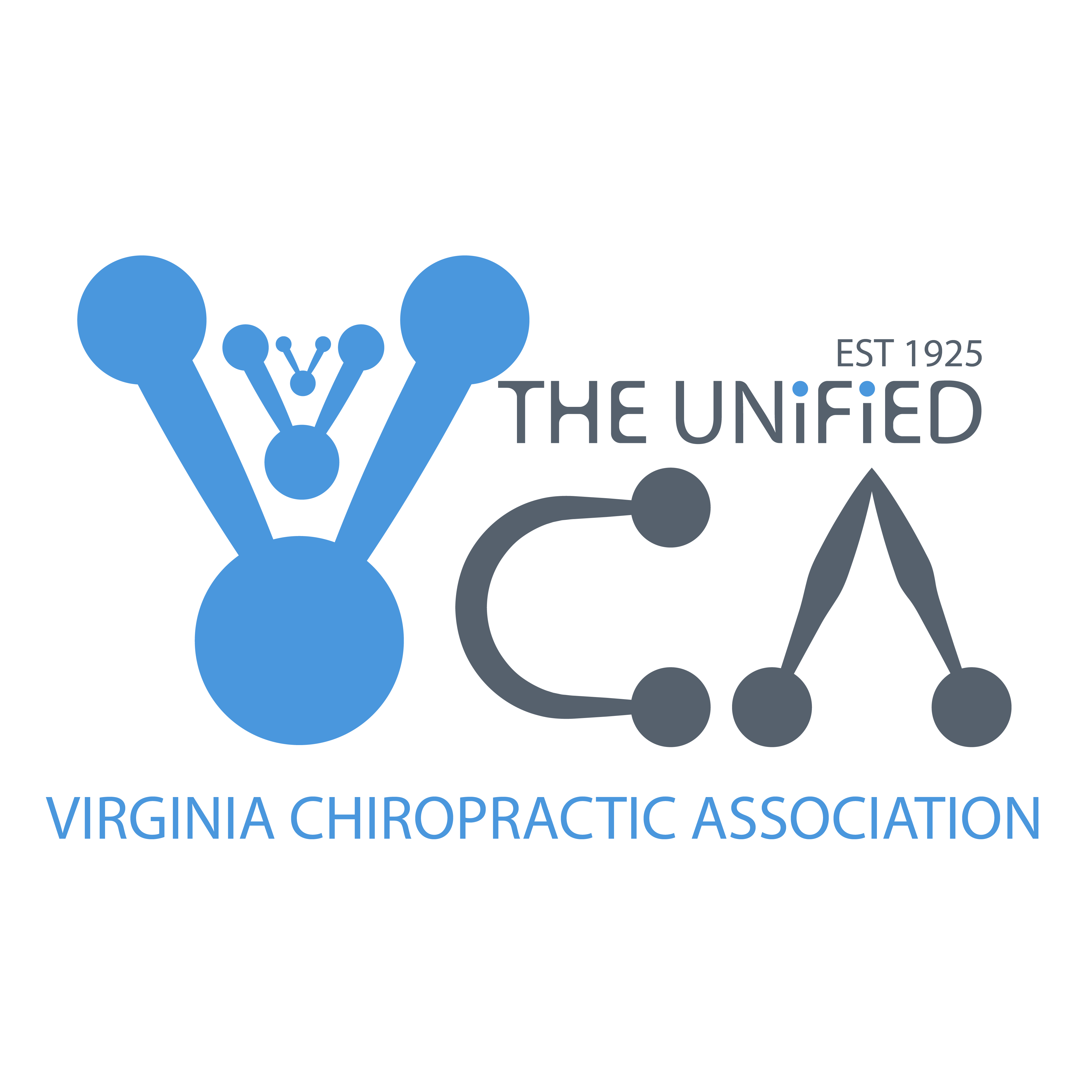 Logo Design by ivancreatives for Virginia Chiropractic Association (dba Unified Virginia Chiropractic Association, Unified VCA, UVCA) | Design #23706652
