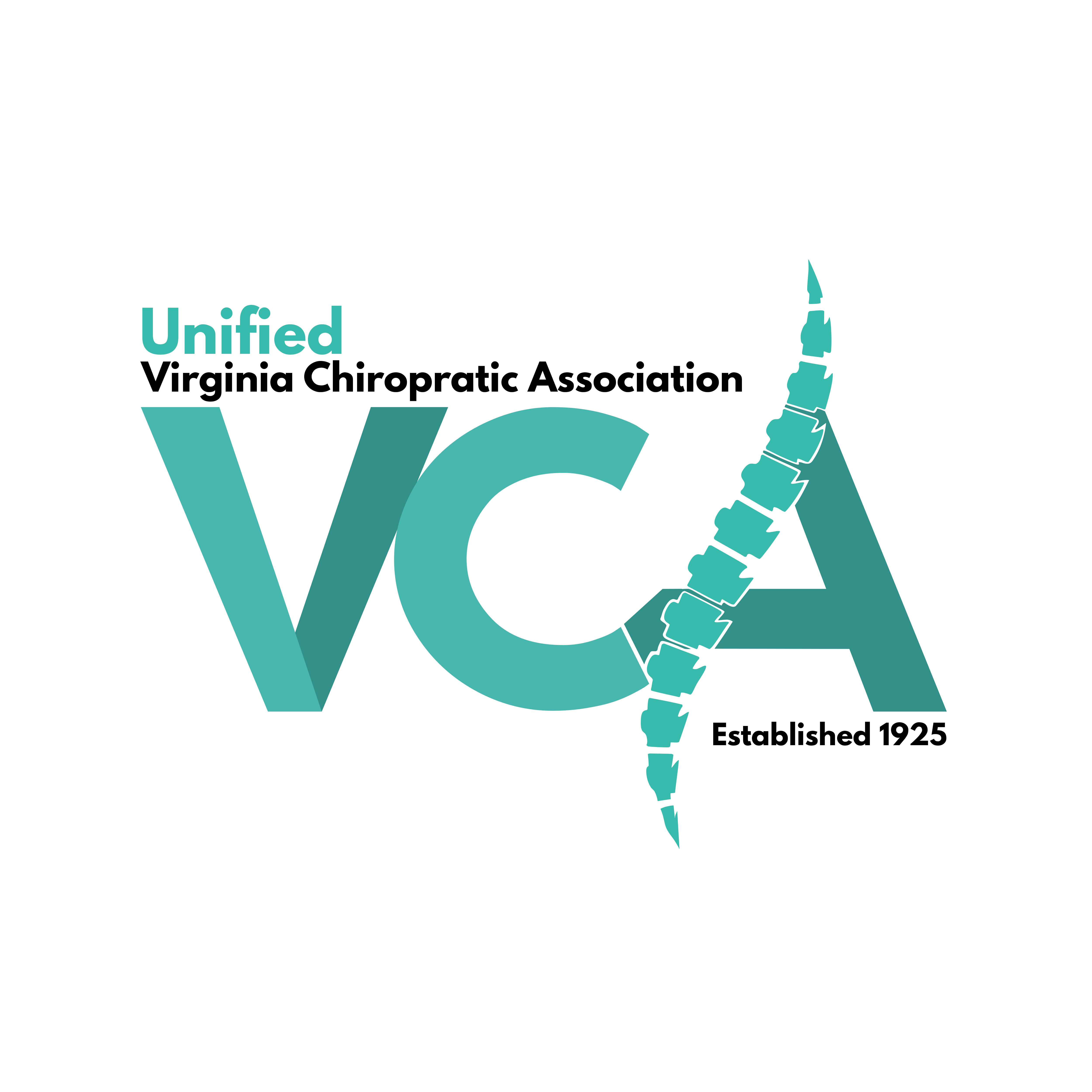Logo Design by DinarMandala for Virginia Chiropractic Association (dba Unified Virginia Chiropractic Association, Unified VCA, UVCA) | Design #24239290