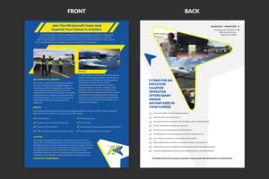 Flyer Design by Impressive Solutions for Hill Aircraft | Design: #23706765