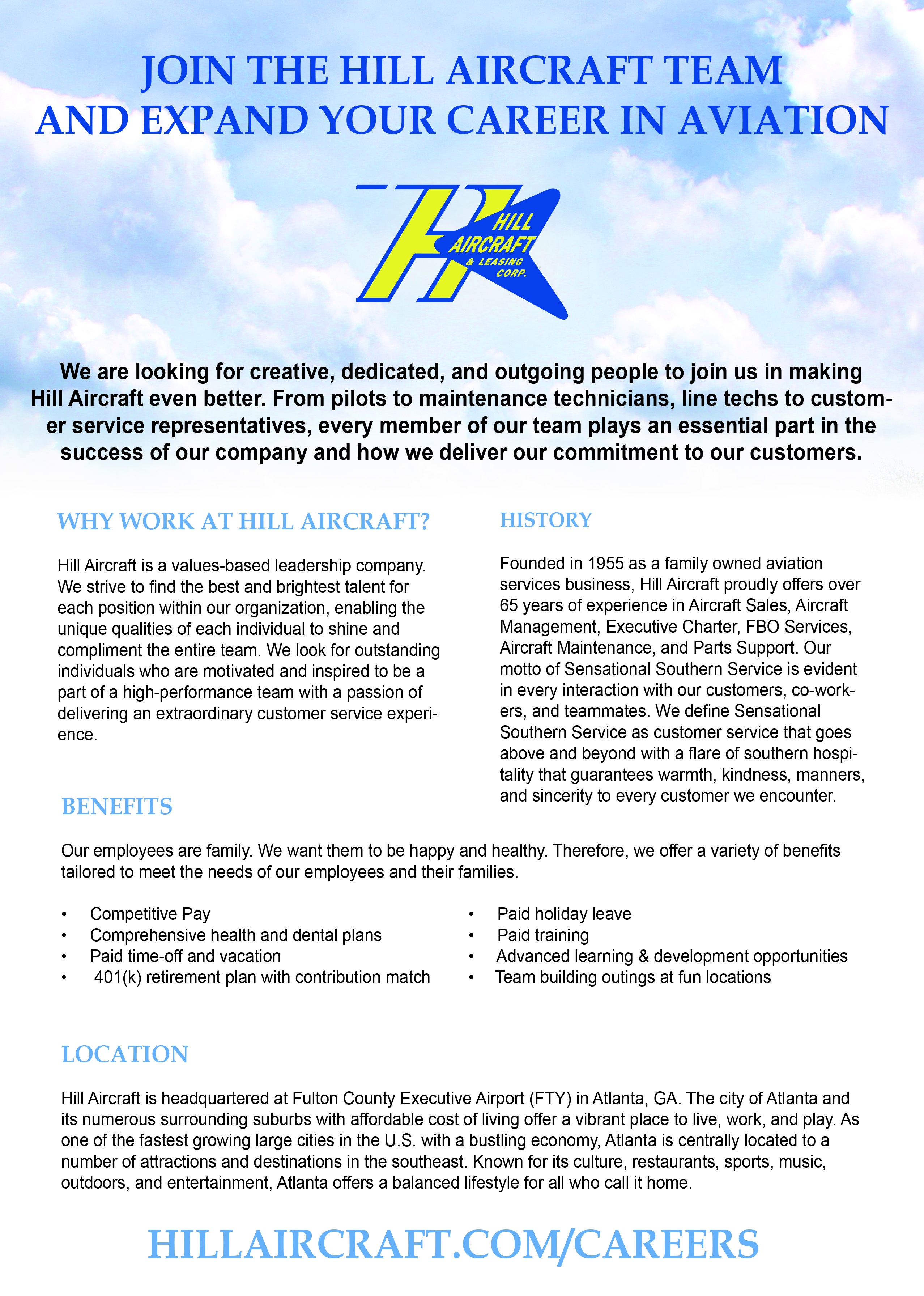 Flyer-Design von Devon Henry Productions für Hill Aircraft | Design #23691371