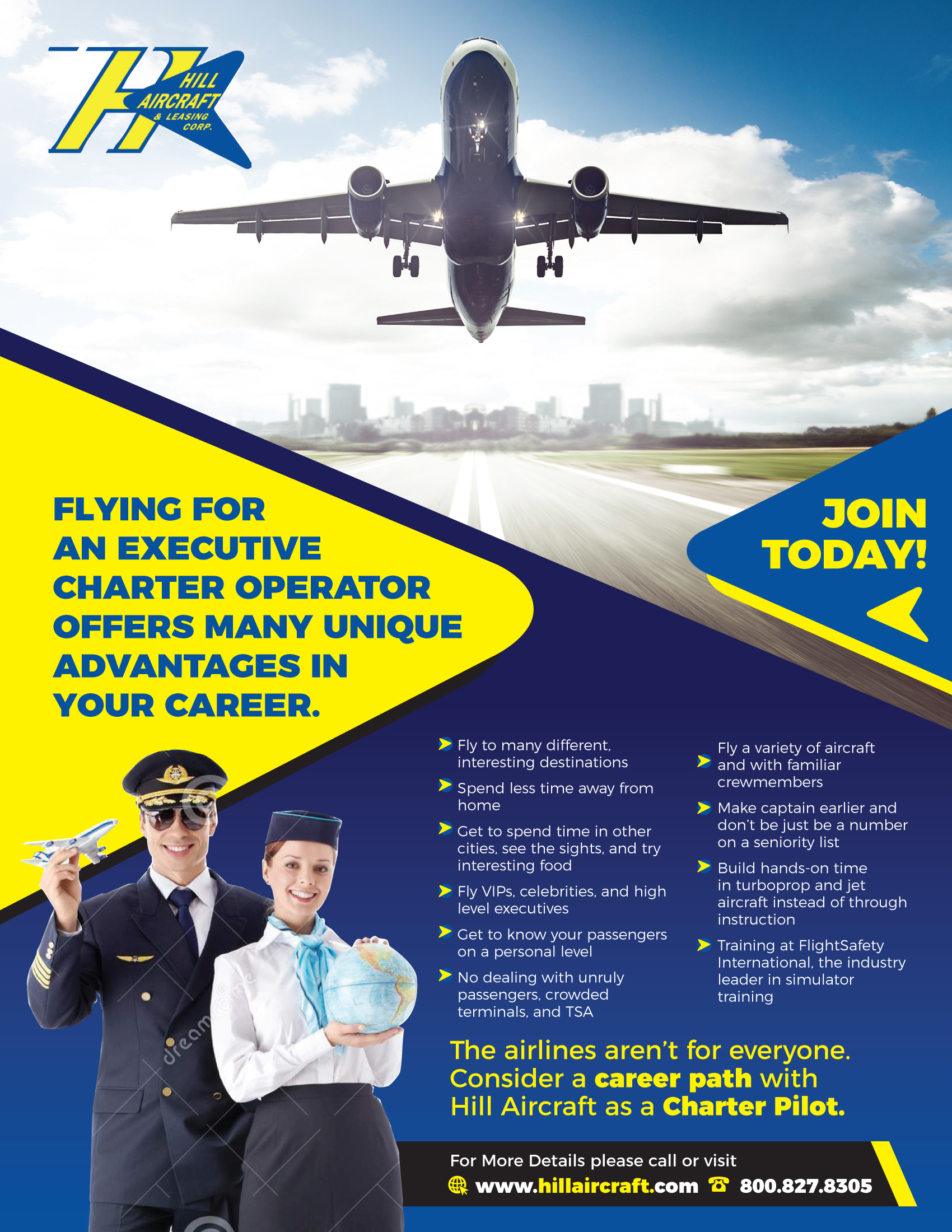Design de Flyer par rkailas pour Hill Aircraft | Design #23705010