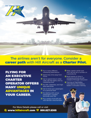 Design de Flyer par rkailas pour Hill Aircraft | Design : #23705017