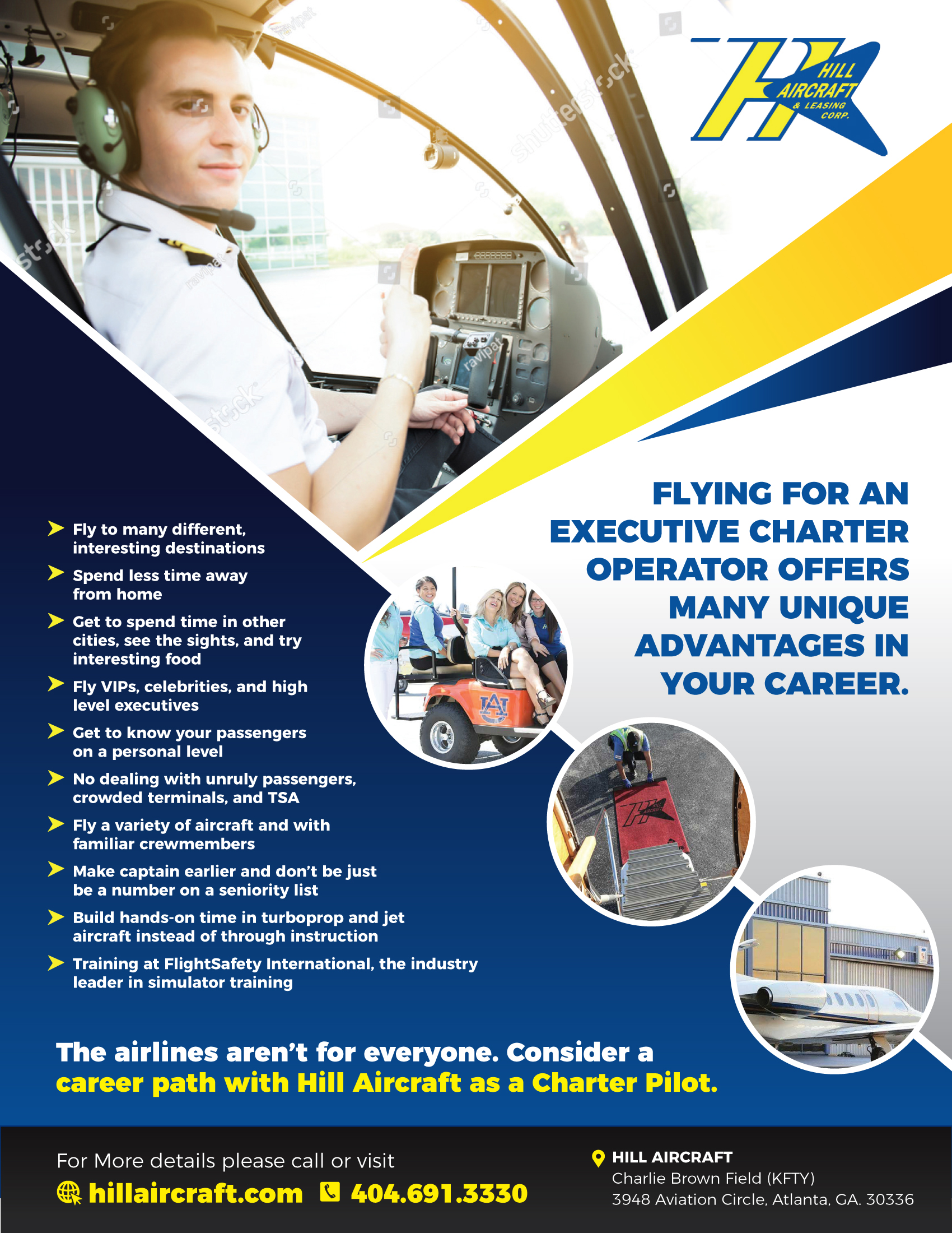 Flyer Design by rkailas for Hill Aircraft | Design #23707727