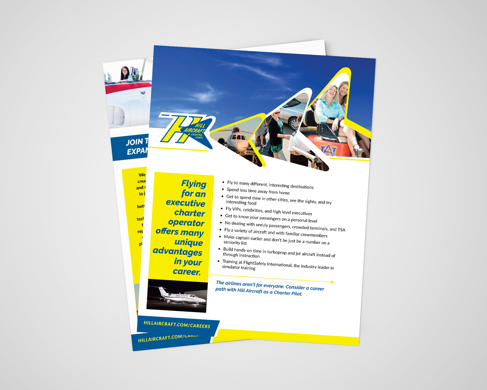 Flyer Design by atularts for Hill Aircraft | Design #23705616