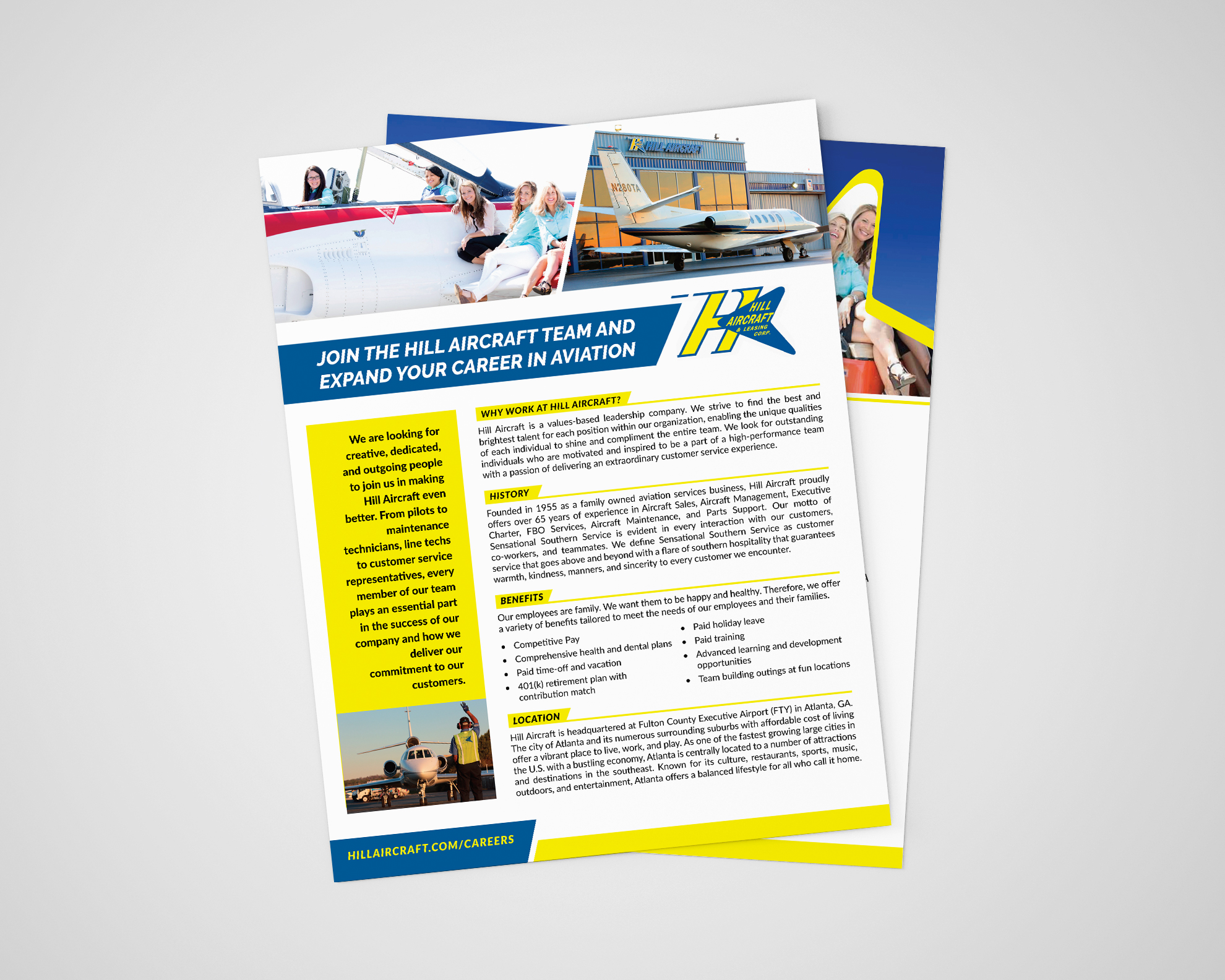 Flyer Design by atularts for Hill Aircraft | Design #23705617