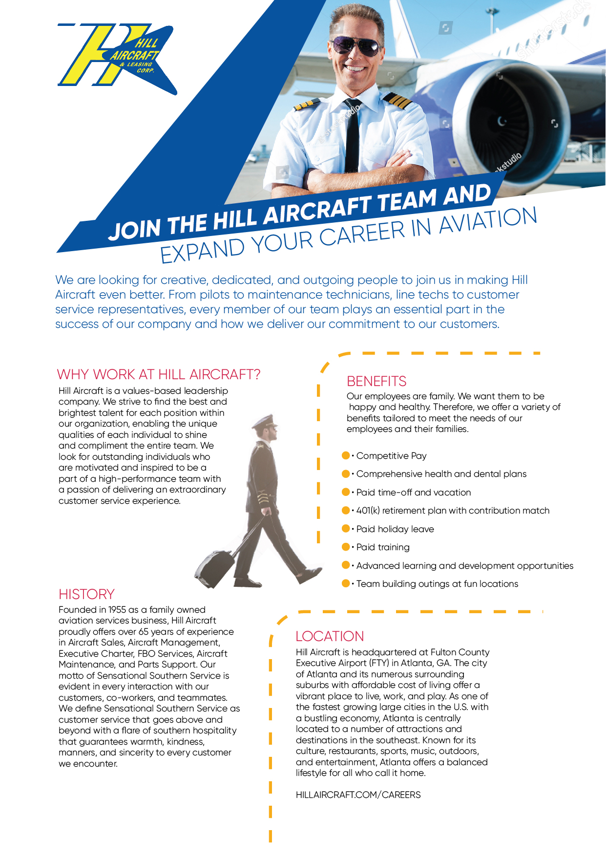 Design de Flyer par TDuong pour Hill Aircraft | Design #23708030