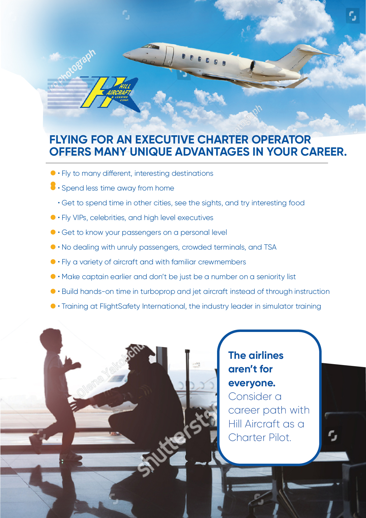 Flyer Design by TDuong for Hill Aircraft | Design #23708031