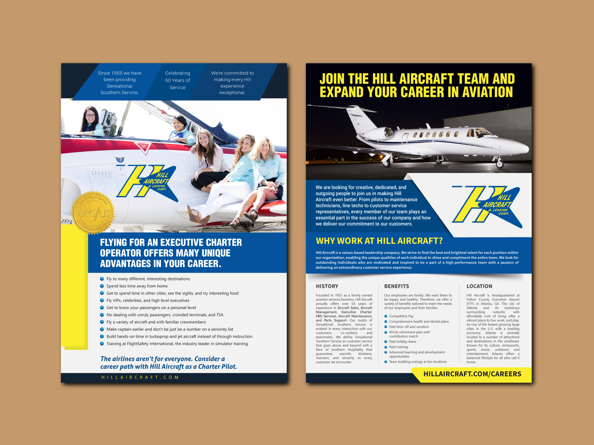 Flyer Design by meet007 for Hill Aircraft | Design #23700582