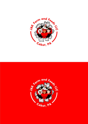 Logo Design by Praza for JAK Farm and Feeds LLC | Design: #23767258