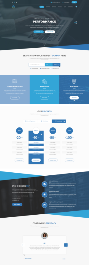 Web Design par ButtonCreative pour ce projet | Design #23713276