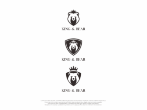 KING AND BEAR or KING & BEAR | Logo Design by nusdofficial