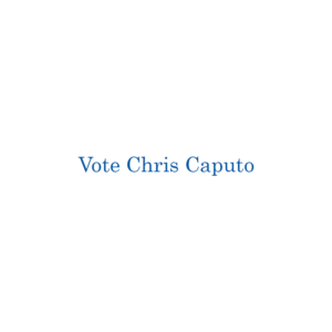 Vote Chris Caputo | Logo Design by dipikapcyart
