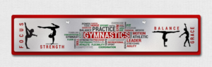 International Gymnastics Sports Company is looking to add to our line of beautiful Metal Hanging* | Diseño Gráfico por SAI DESIGNS