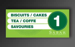 Aisle signage for supermarket | Graphic Design by OwnDesign