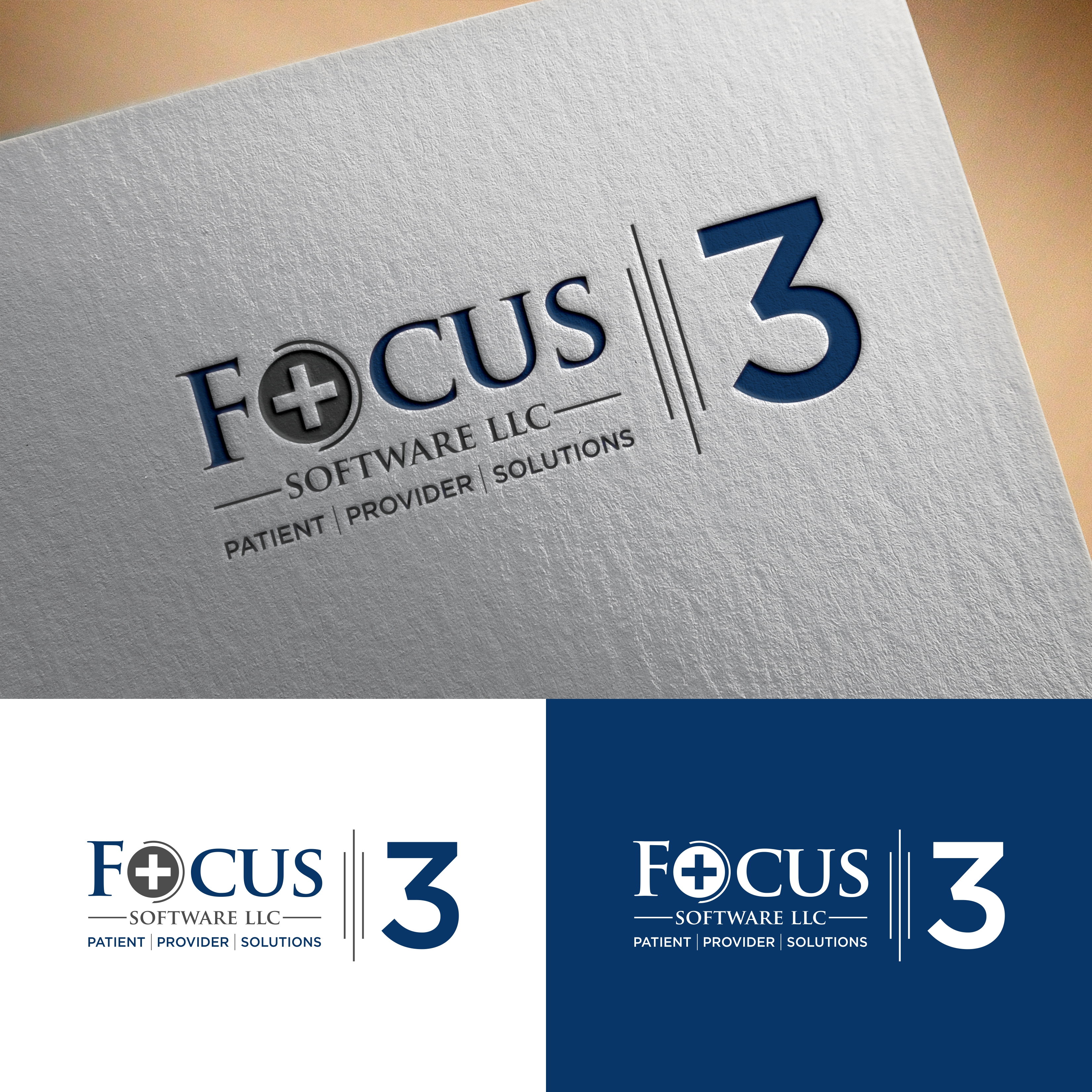 Logo Design by Sarah Graphic for Focus3 Software LLC | Design #23719912