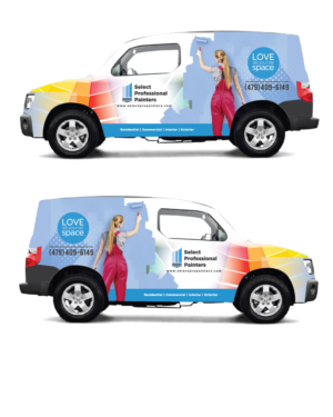 Car Wrap Design by Isnah Logo for Select Professional Painters, Inc. | Design: #23711116