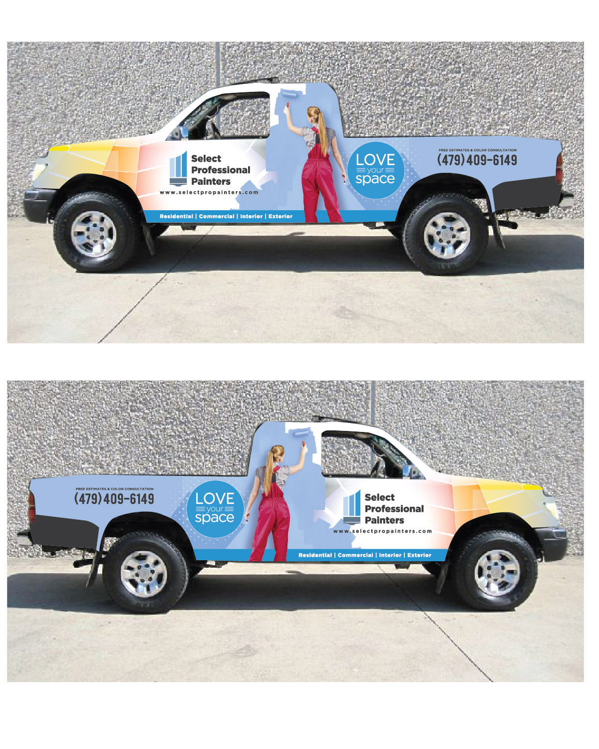 Car Wrap Design by Isnah Logo for Select Professional Painters, Inc. | Design #23711117