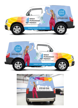 Car Wrap Design by Isnah Logo for Select Professional Painters, Inc. | Design: #23724358