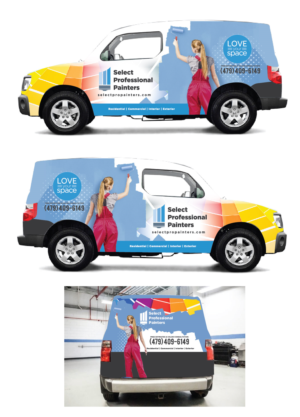 Car Wrap Design by Isnah Logo for Select Professional Painters, Inc. | Design: #23770699