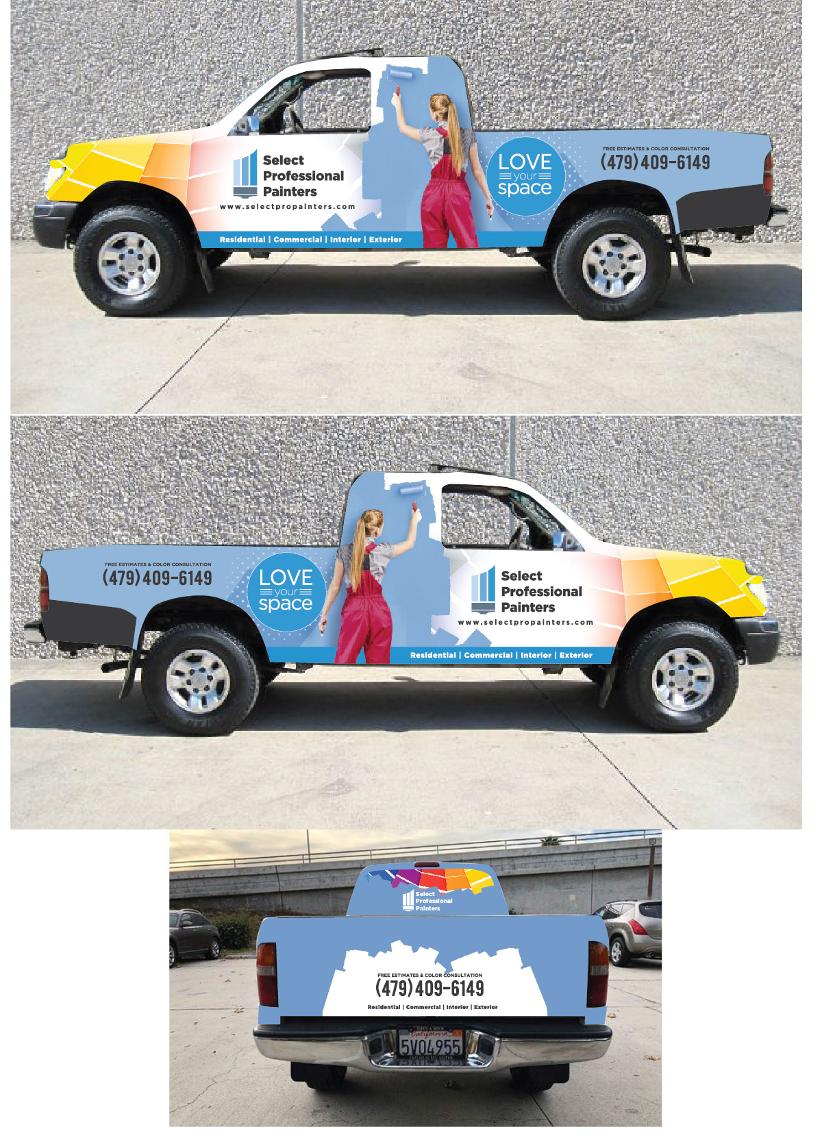 Car Wrap Design by Isnah Logo for Select Professional Painters, Inc. | Design #23770748