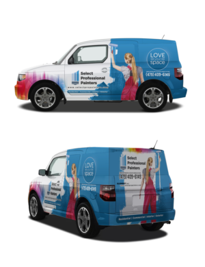 Adapt van wrap design to fit two other vehicles. | Car Wrap Design by Czeh