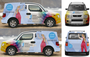 Car Wrap Design by Alessandro Serrago for Select Professional Painters, Inc. | Design: #23726395