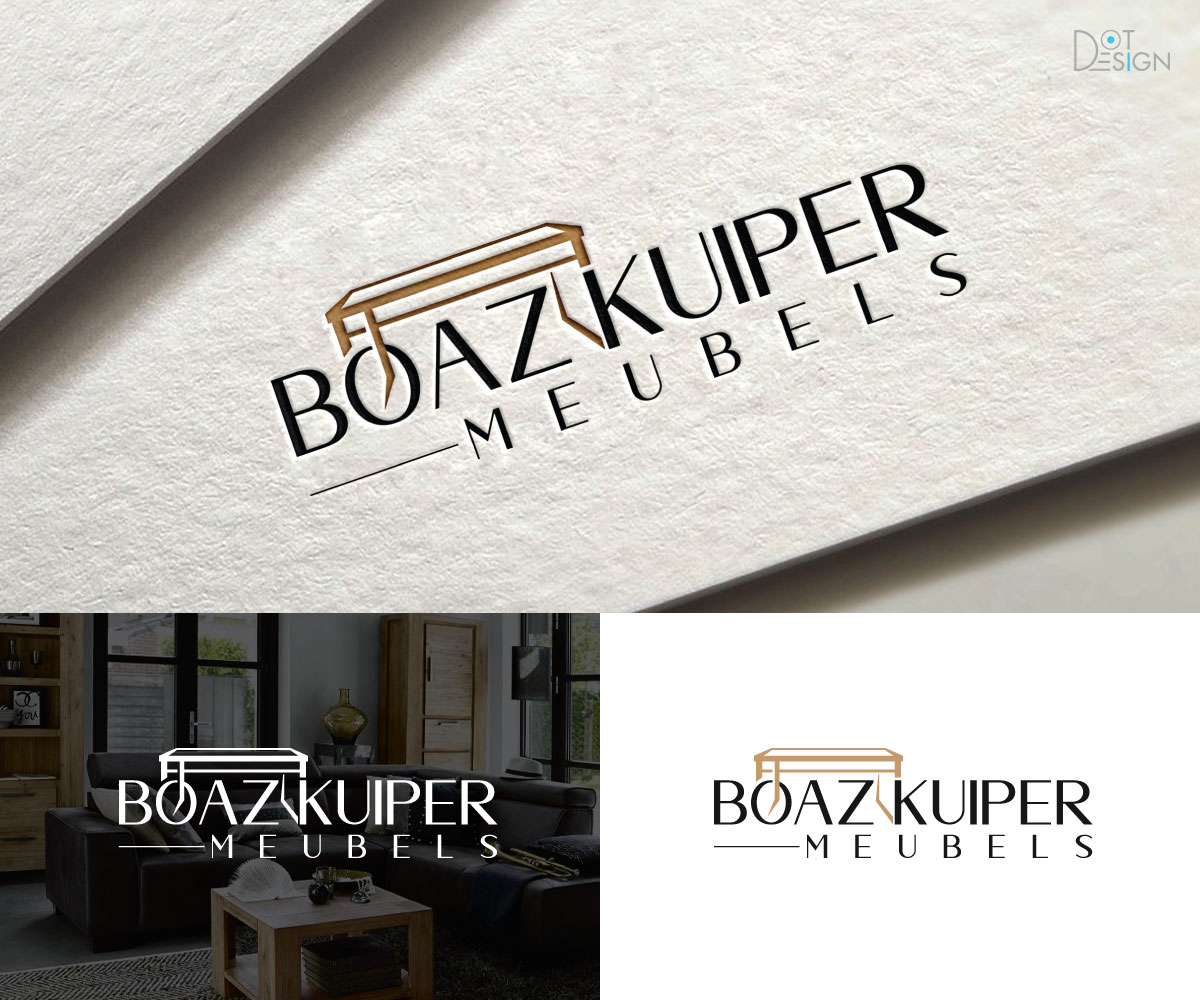 Logo Design by Dot Design 3 for Boaz Kuiper Meubels | Design #23706486