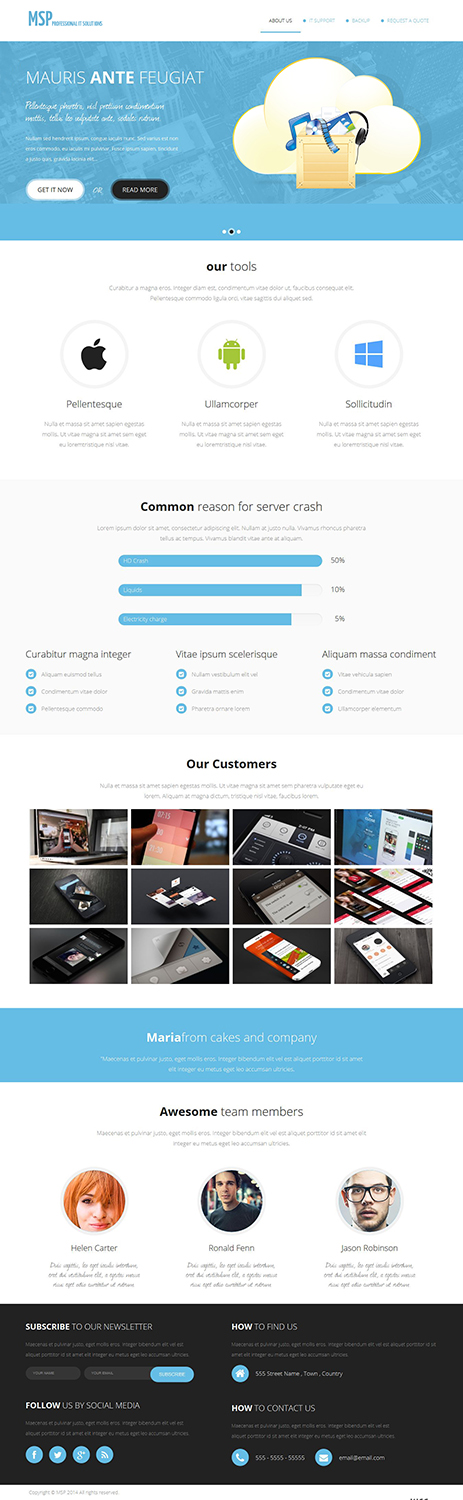 Diseño Web por PauloF para infinIT Solutions | Diseño #3003793