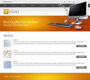 Web Design by JulySprite for infinIT Solutions | Design: #2992898