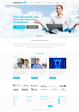 Web Design by pb for infinIT Solutions | Design: #3002251