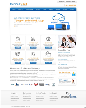 Web Design by pb for infinIT Solutions | Design: #3002262