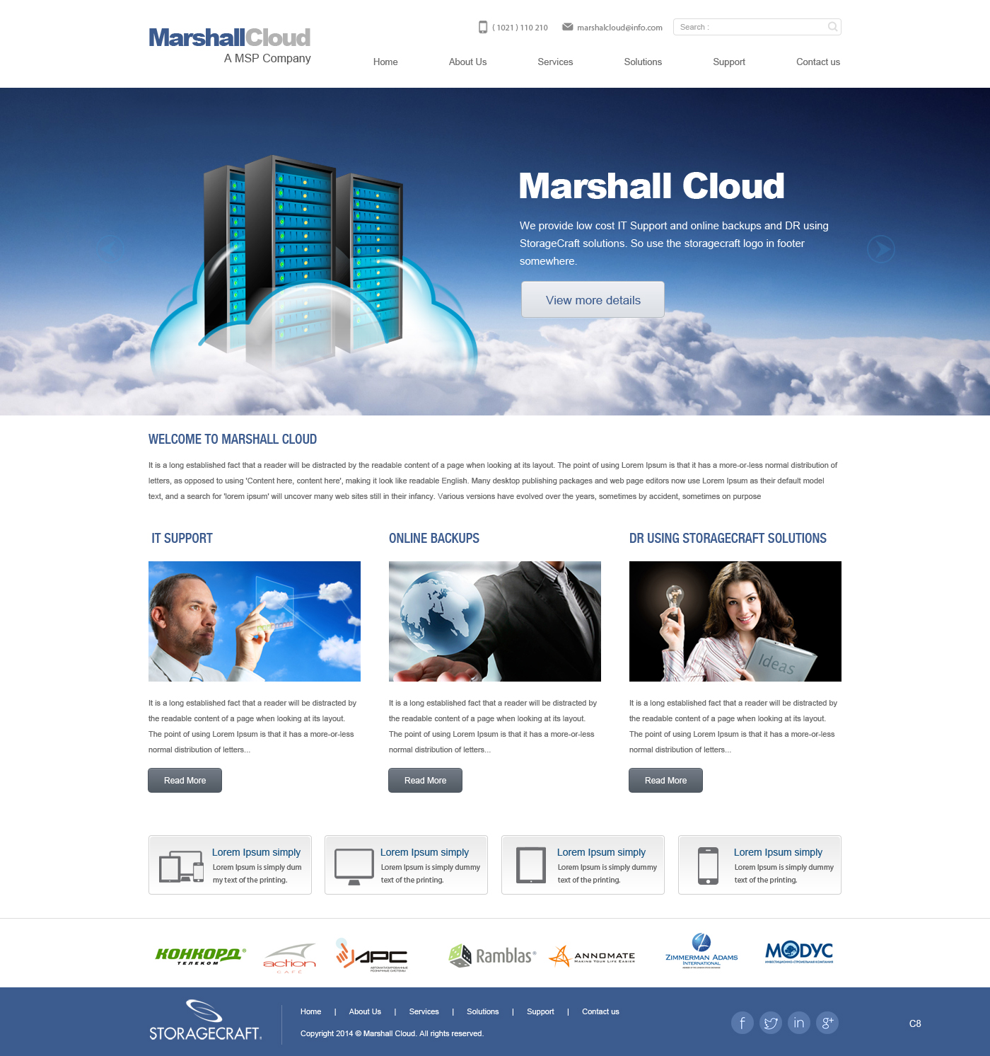 Web Design by pb for infinIT Solutions | Design: #3014759