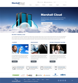 Web Design by pb for infinIT Solutions | Design: #3014759