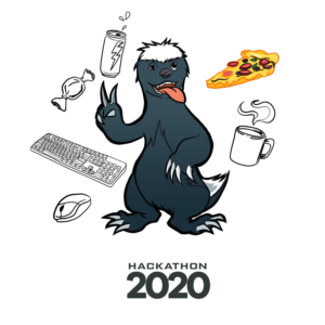 Honey Badger Hackathon Sticker | Illustration-Design von Nublan Ameram