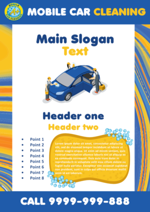Fun and Splashy Flyer Design | Flyer Design by Cynor Designs