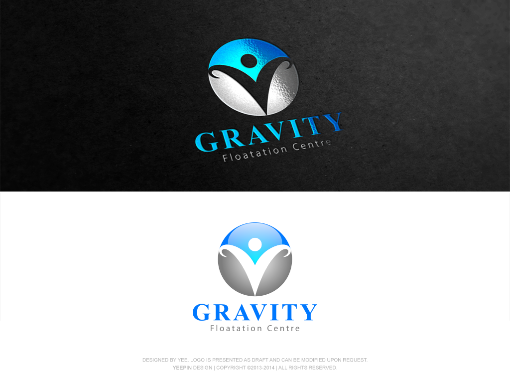 Logo Design by Benjamin for Gravity Floatation Centre | Design #3122871