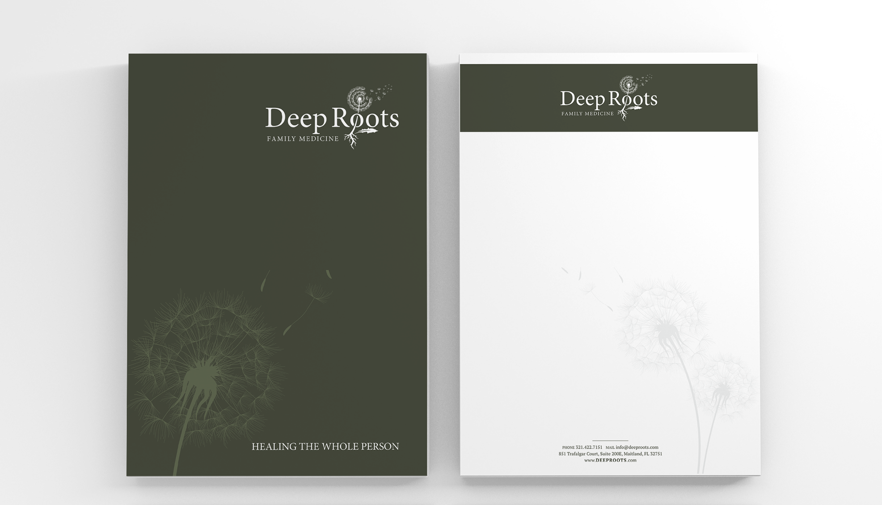 Diseño de Papelería por HYPdesign para Deep Roots Family Medicine | Diseño #23703710