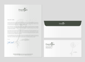 Stationery Design by chandrayaan.creative for Deep Roots Family Medicine | Design: #23708238