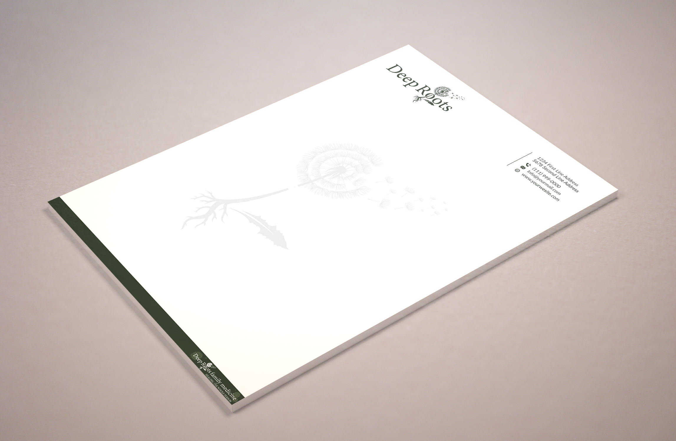 Diseño de Papelería por Musa. A para Deep Roots Family Medicine | Diseño #23720433