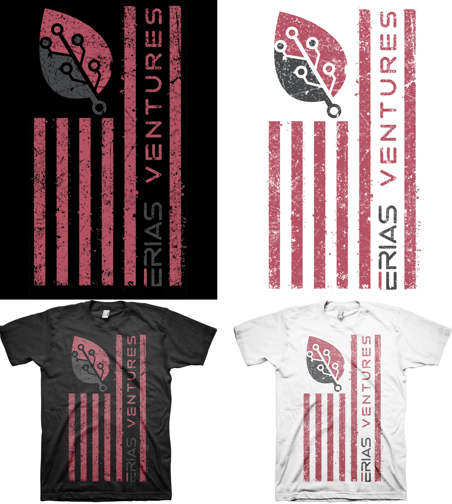 T-shirt Design by badpixelarts for Erias Ventures, LLC | Design #23703697
