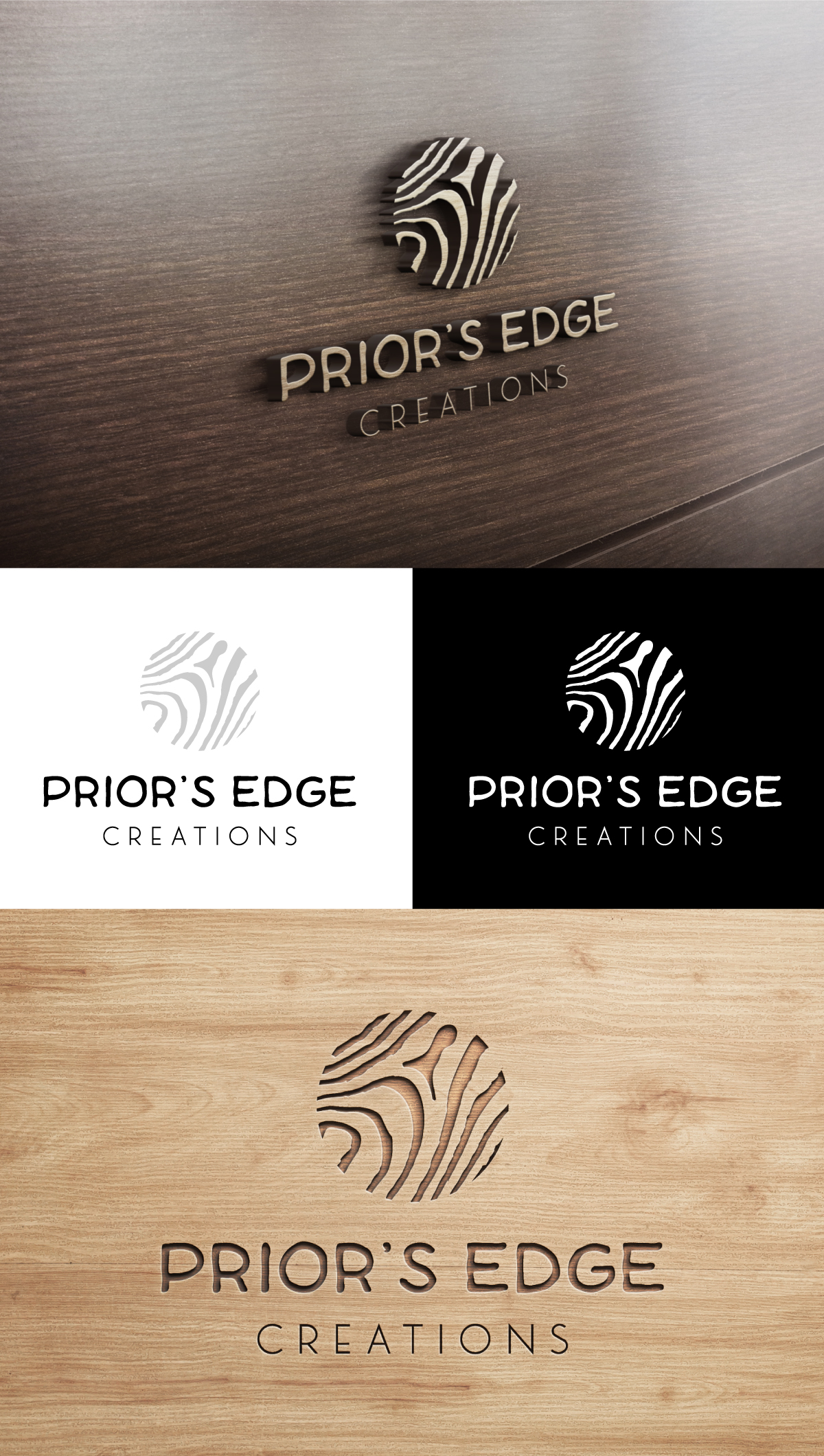 Logo Design by H-H Arts for Prior's Edge Creations | Design #23708932