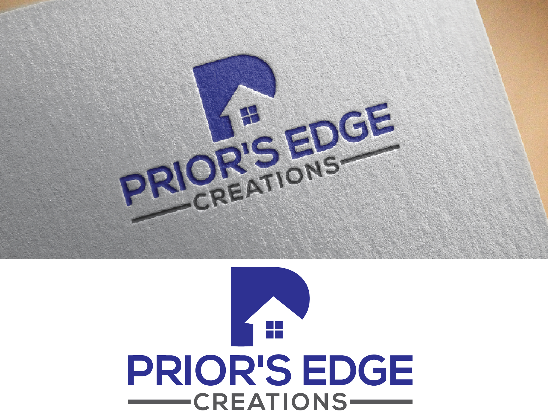 Logo Design by rakib 3 for Prior's Edge Creations | Design #23706516
