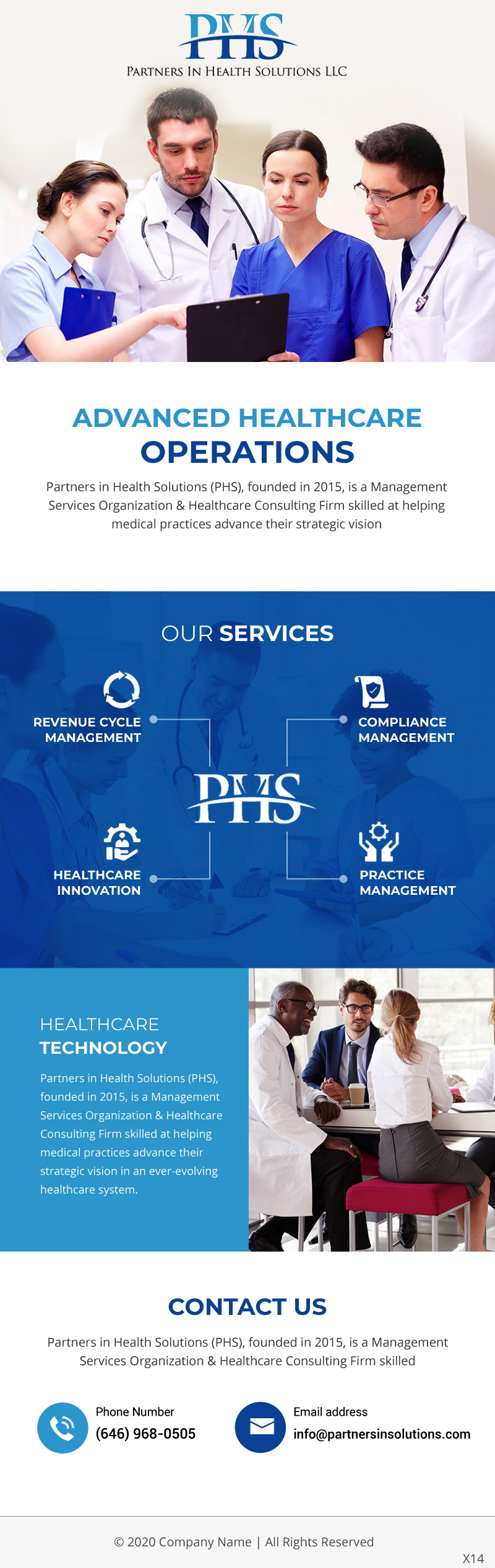 Design de Marketing Électronique par pb pour Partners In Health Solutions LLC | Design #23720120