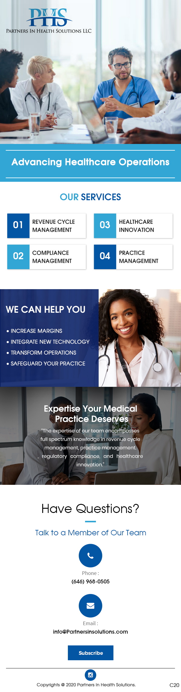 Email Marketing Design by pb for Partners In Health Solutions LLC | Design #23785799