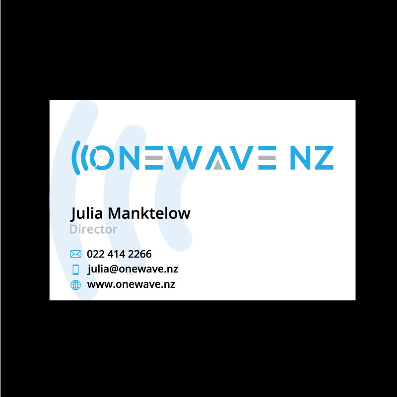 Diseño de Tarjeta de Presentación por Nafeesarts para Onewave NZ | Diseño #23711683