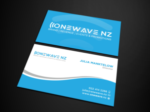 Diseño de Tarjeta de Presentación por Verified artistry (Design garden) para Onewave NZ | Diseño: #23708818