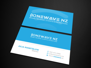Business Card Design by Verified artistry (Design garden) for Onewave NZ | Design: #23708822