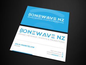 Business Card Design by Verified artistry (Design garden) for Onewave NZ | Design: #23708823
